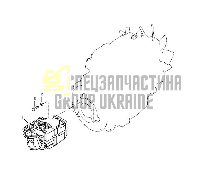 Volvo 14654644, 14623786, 14520750 Гидравлический насос для EC80, PVC90