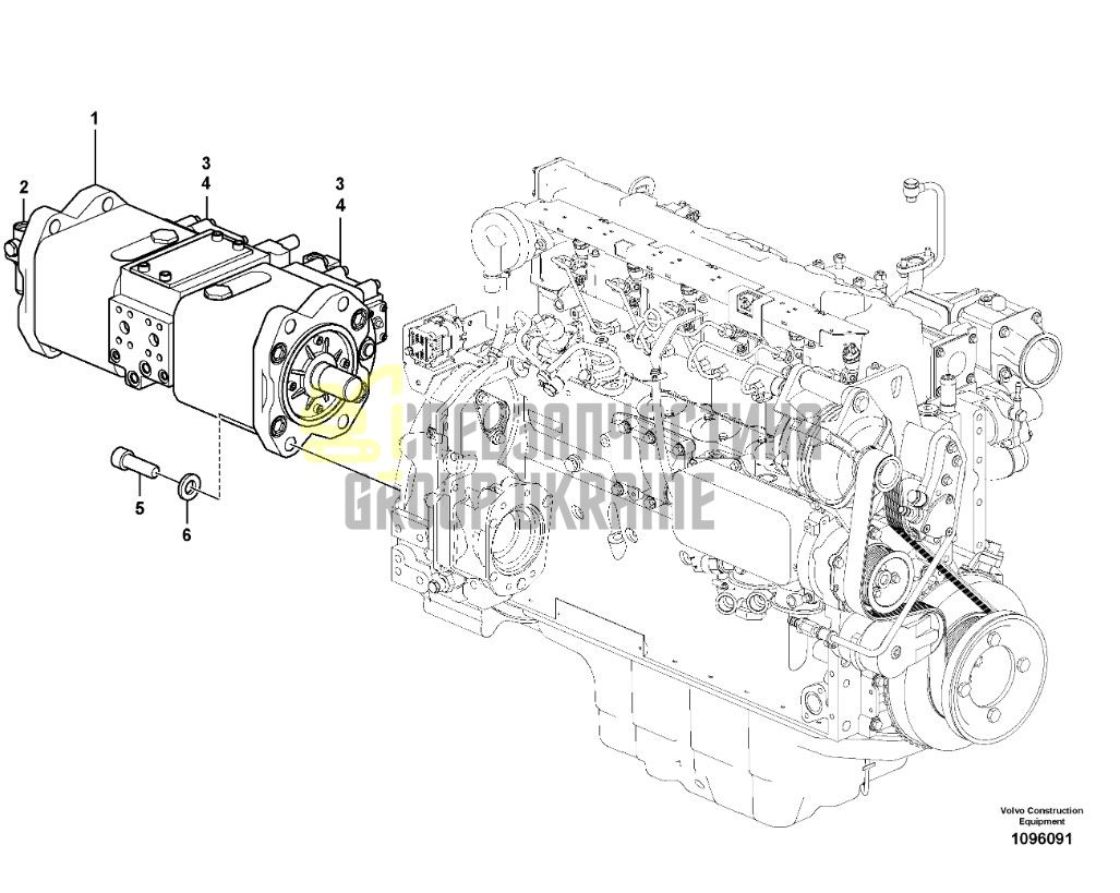 14632316 Насос гидравлический Volvo