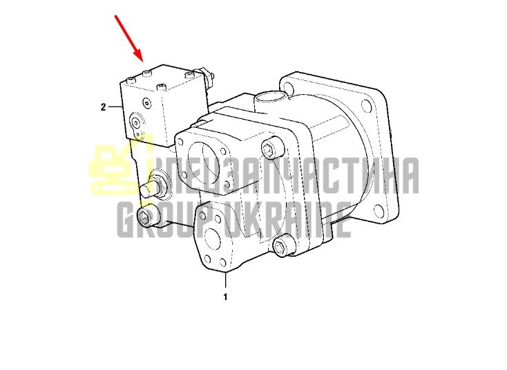 Volvo 17210426 Блок клапанов L150