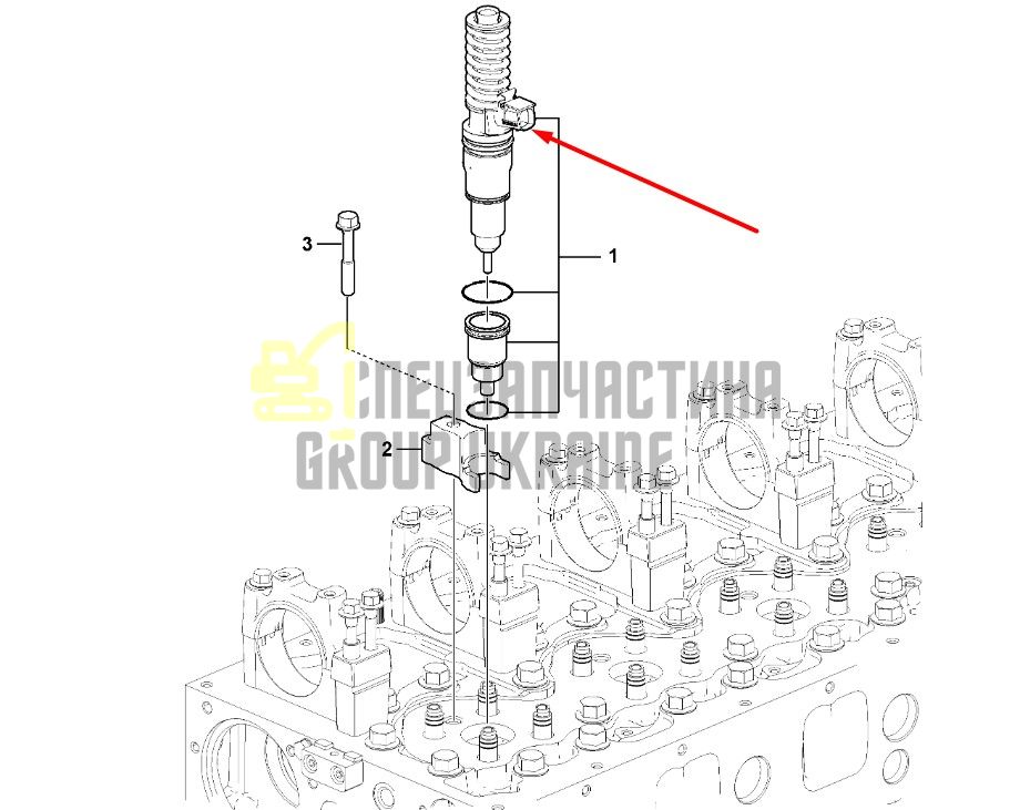 20847327 Форсунка топливная VOLVO EC360B