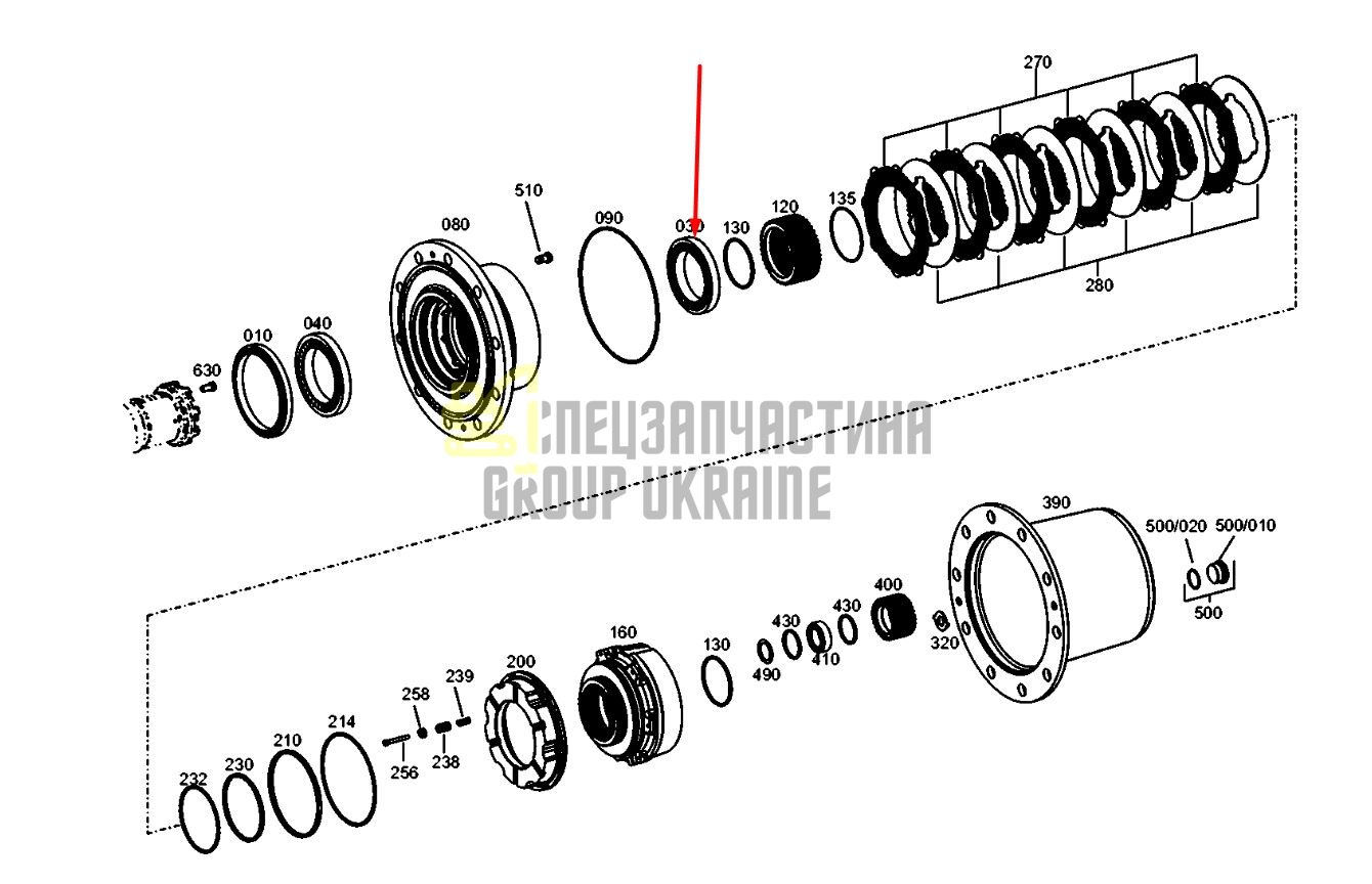 VOE6213176 Регулировочная шайба Volvo EW140