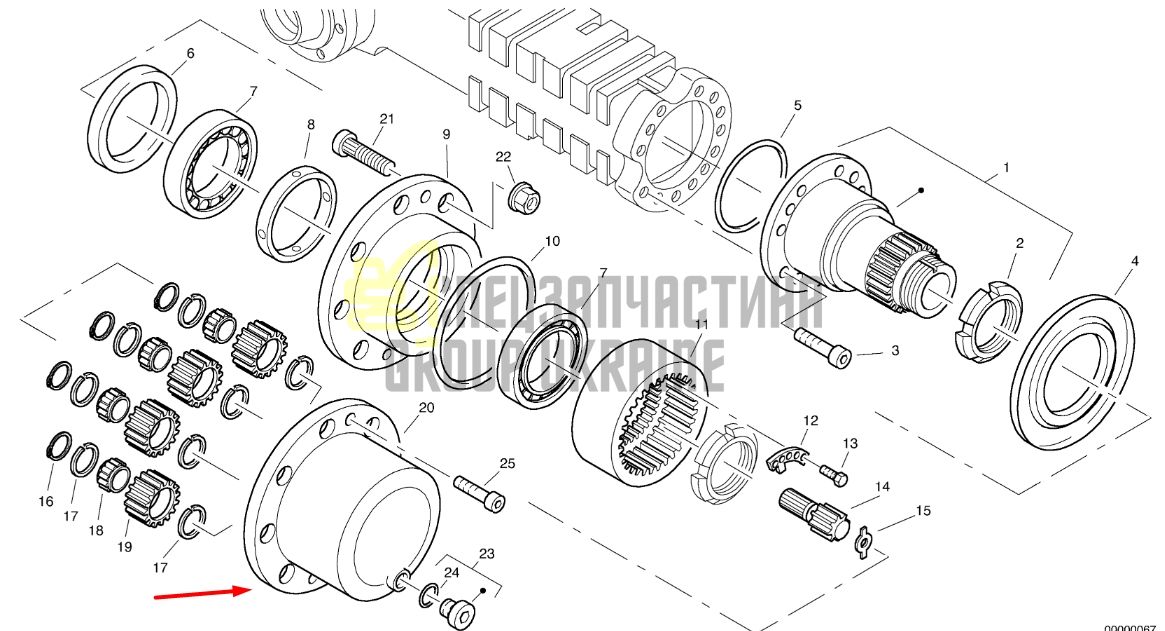 ZF 4472329019 Корпус редуктора