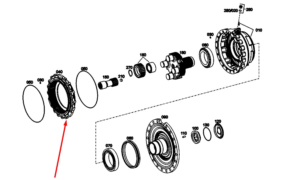 4474253038 Планетарная шестерня ZF