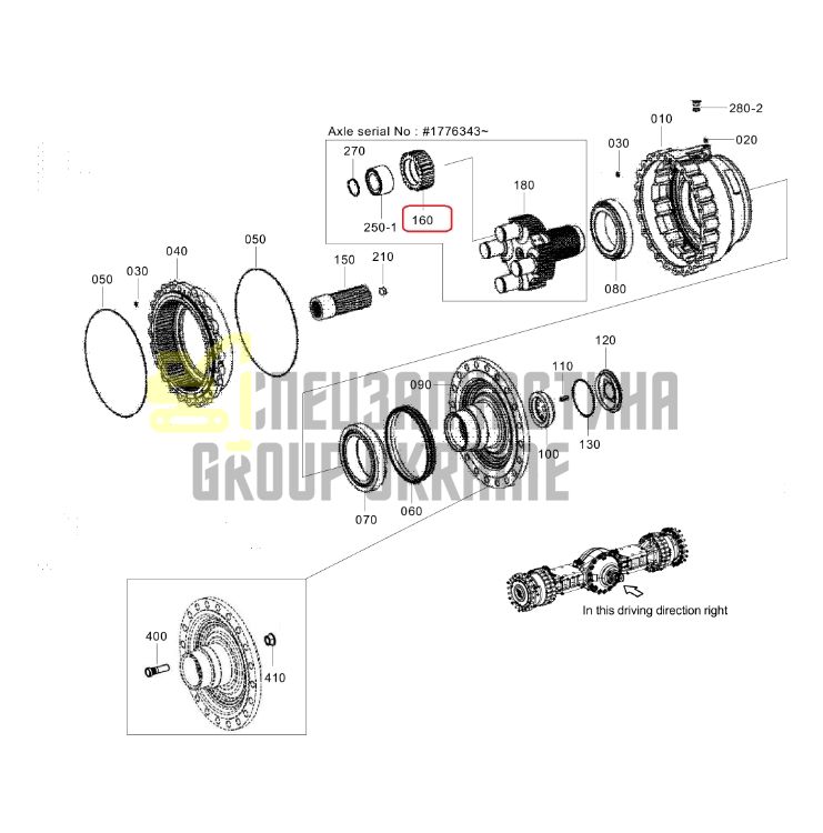 4474354027 Шестерня планетарная Z=27 ZF