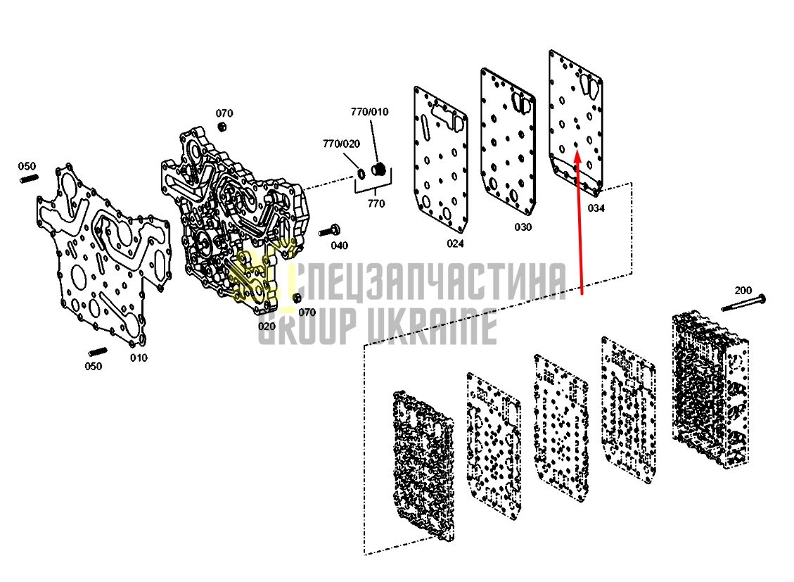 4656306097 Прокладка КПП ZF